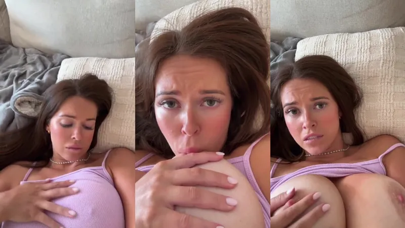 Rose Hart Teases With Massive Juggs in Leaked POV OnlyFans Blowjob Video