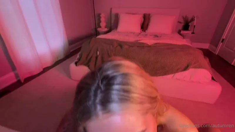 Autumren Teases in Secret Bedroom Fuck Video