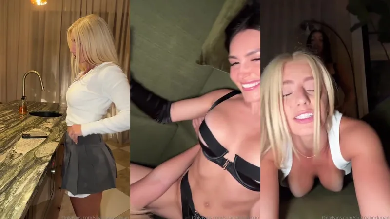 Caryn Beaumont Tease Her GGs With Sharna Beckman In Leaked Sex Tape