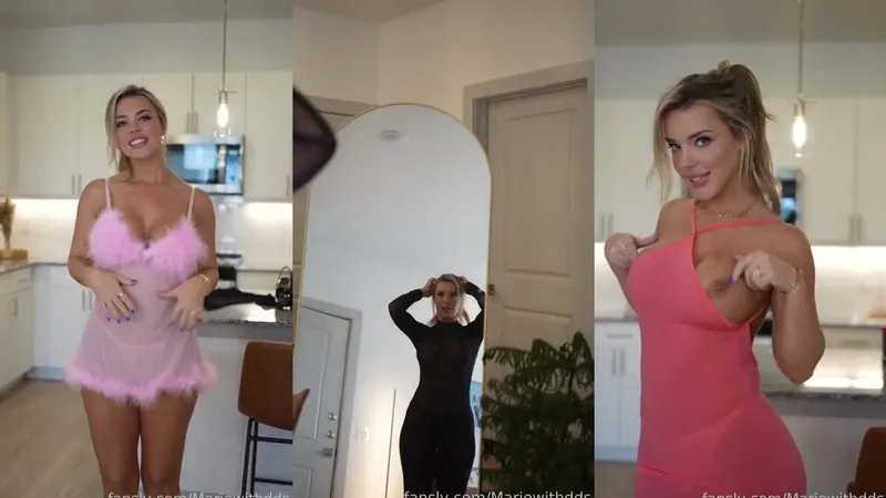 Mariewithdds Teases Her Naughty Try-On Haul in Uncensored XXX Video