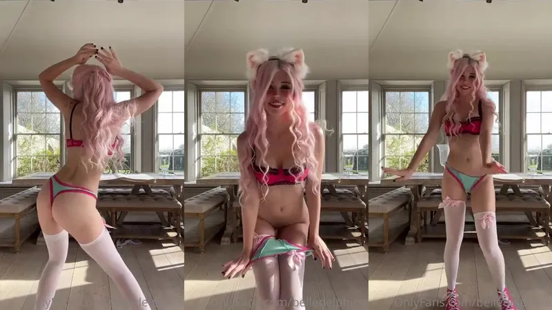 Belle Delphine Tease Her Goods In Leaked TikTok Video Uncut
