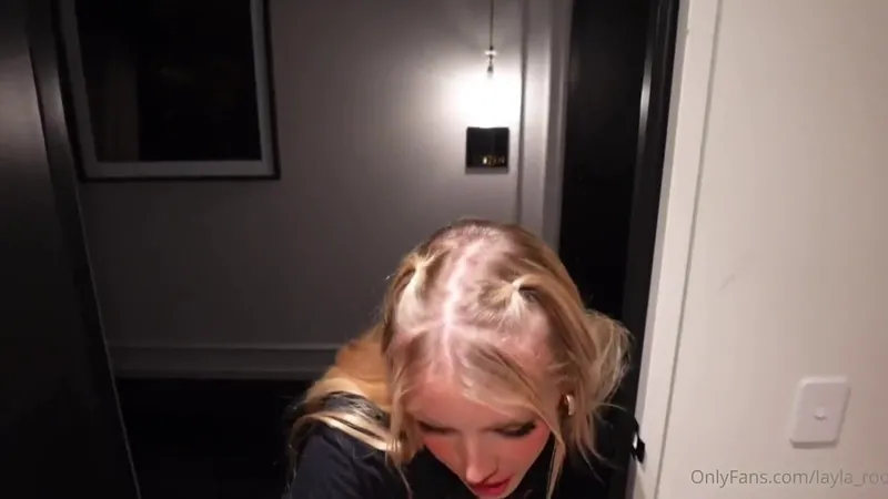 Lilylane Teases in DoorDash XXX Video