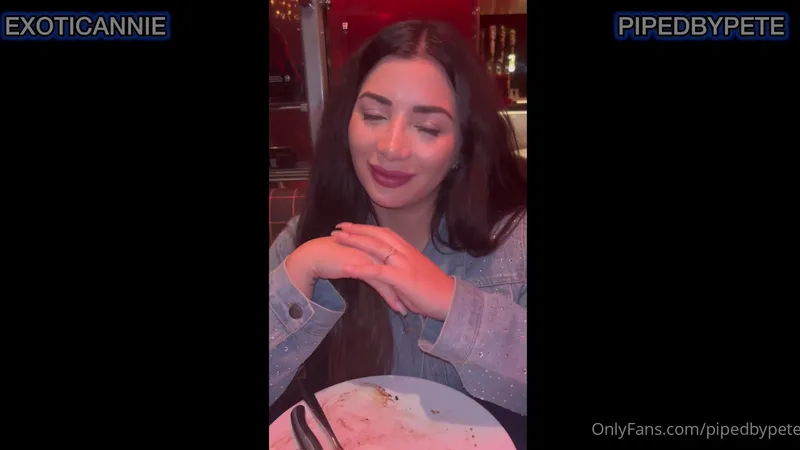 Annie Tease Cock POV Blowjob & Public Fuck In Elegant Restaurant With Pete