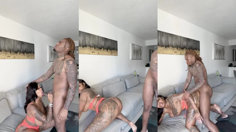 Keiyana Teases with BBC in Amateur Fuck Fest Video with TouchmoneyV