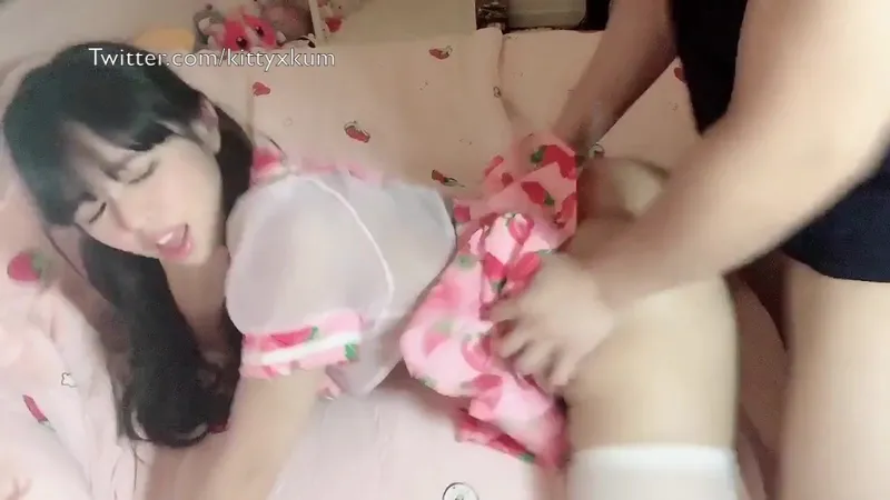 KittyxKum Hard Fuck With Plug in Her Ass