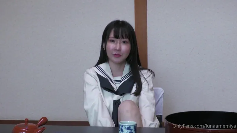 Luna Amemiya Asian School Girl Nude Tease Video Leaked