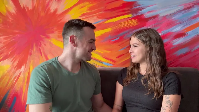 Cute Latina Girl Next Door Invites White Guy Into Her Apartment