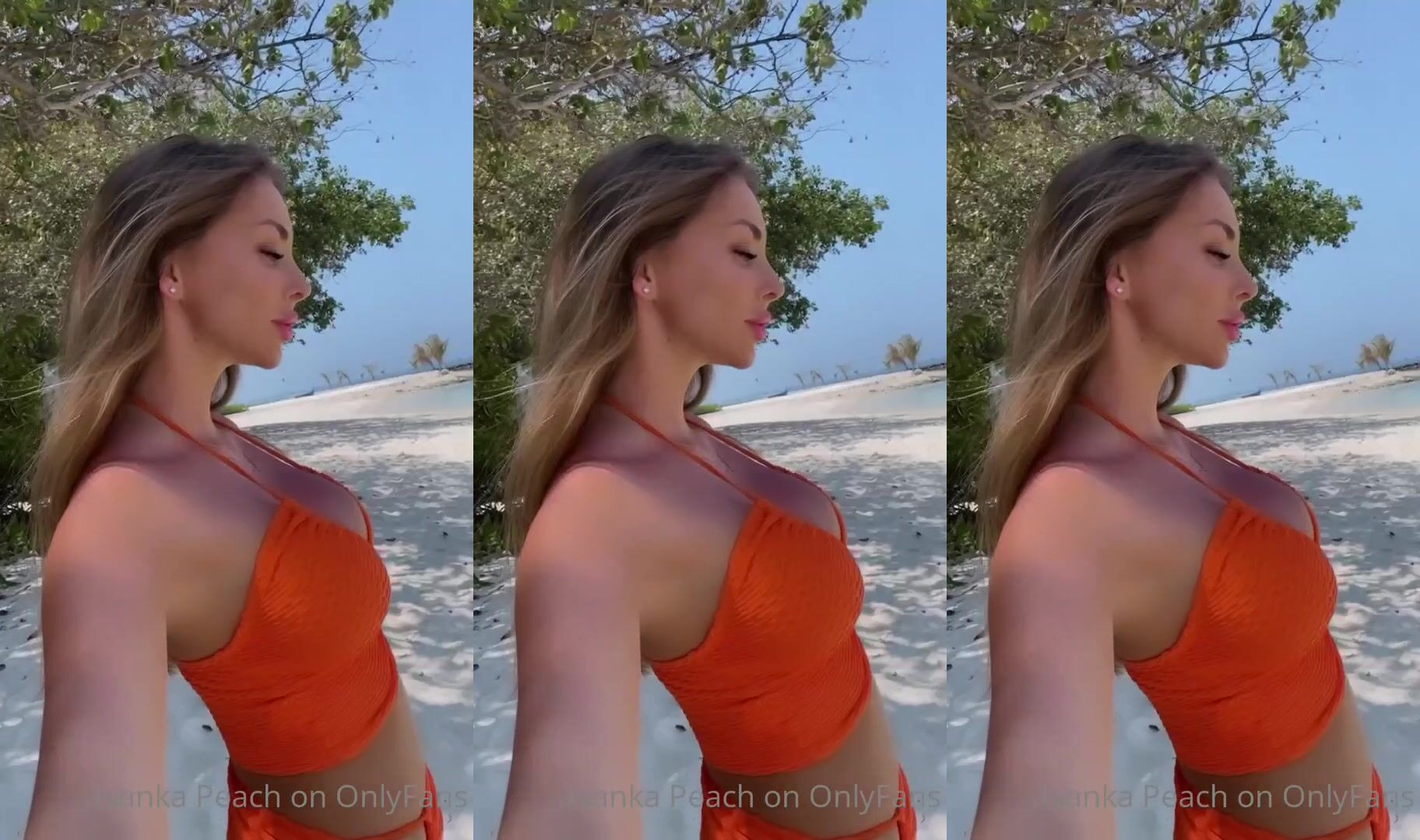 Ivanka Peach Nude Leak Video Sweaty Brunette Tease XXX
