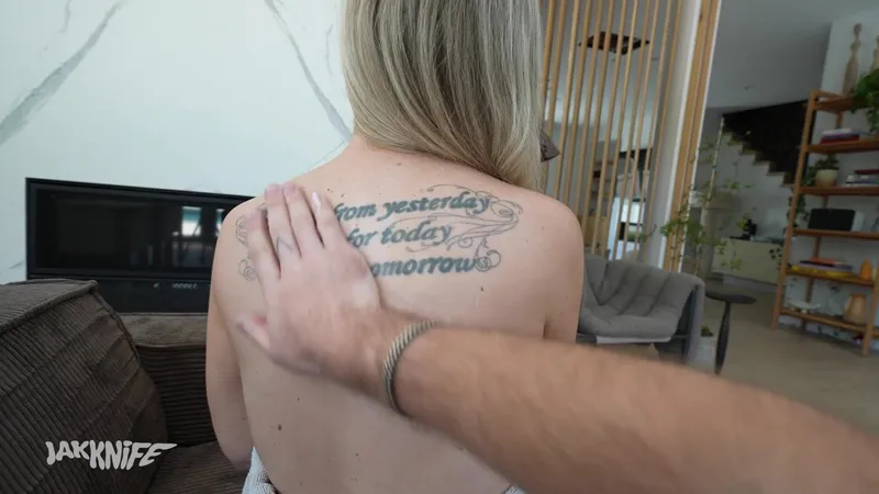 Rubbing Lotion on my Mom's Friend's Naked Body - Bunny Madison