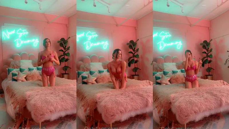Katie Bell Teases Her Nude Body in Leaked Patreon Video