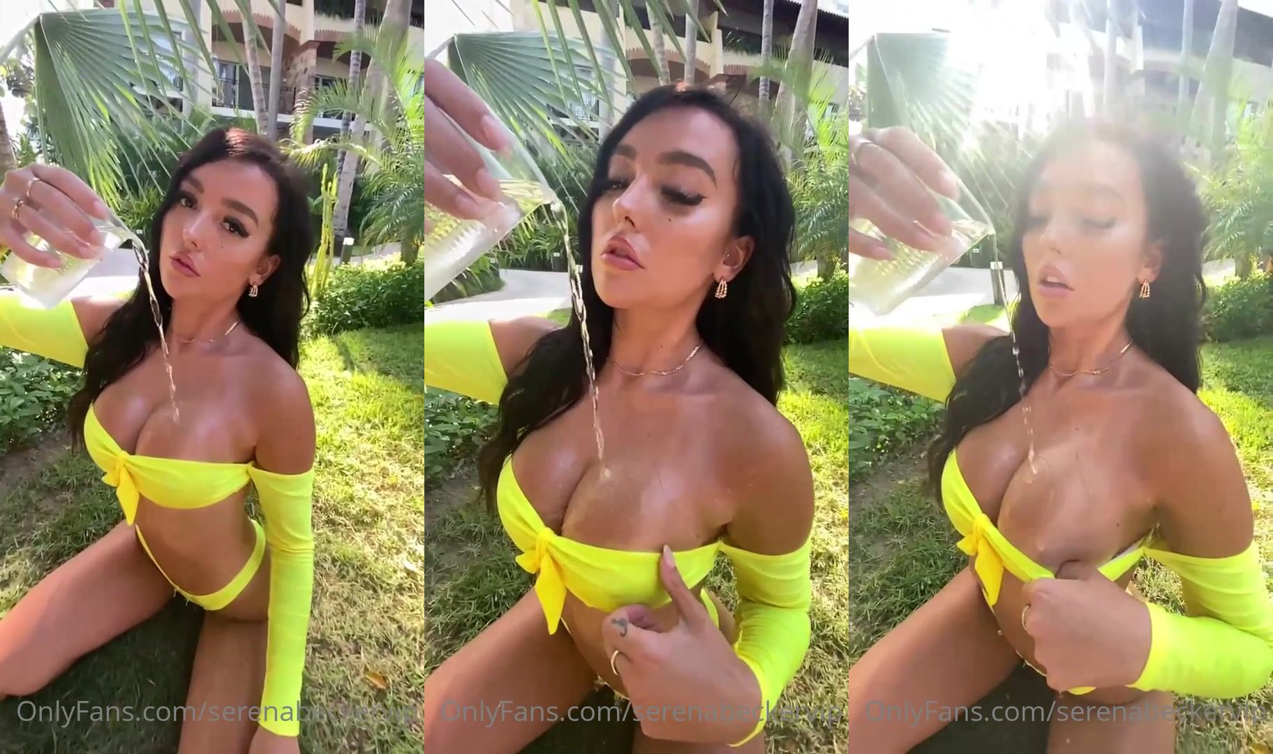 Serena Becker Teases Her Fake Tits in Leaked OF Video