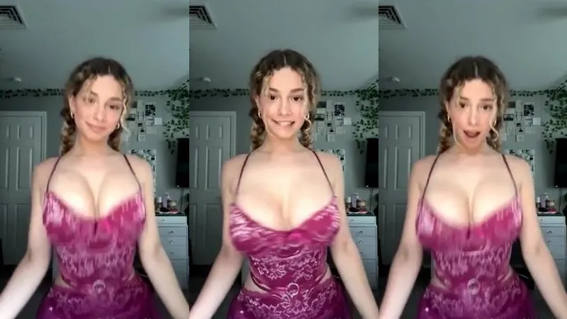 Kira Pregiato Teases Huge Juggs Bouncing in Sexy Dress Onlyfans Video