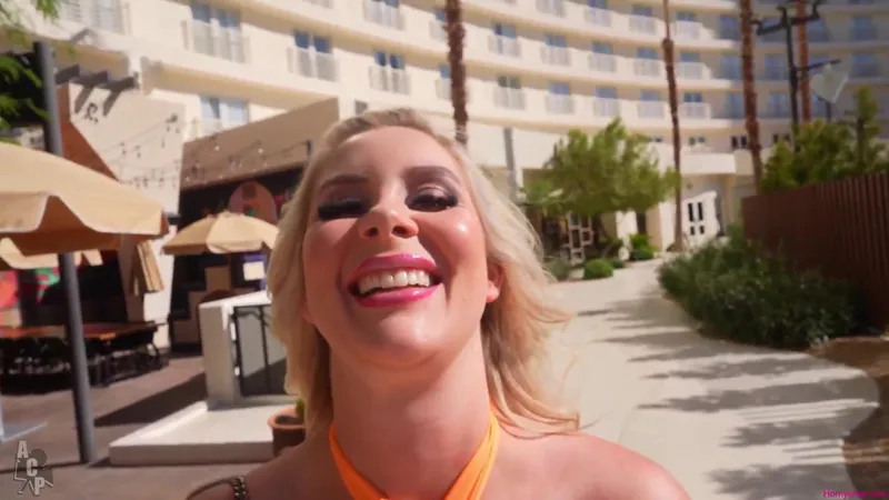Trixi Brooks Brand-New Starlet Bangs Tour Guide In Hotel Room Video