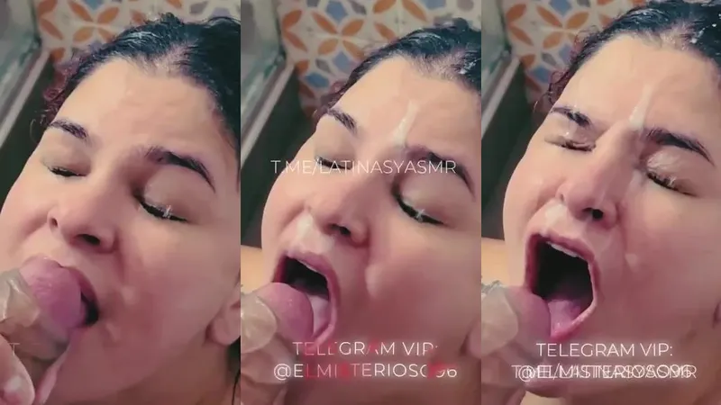 Sebastian Moreno's Mom Swallows A Huge Facial Cumshot in Amateur Video