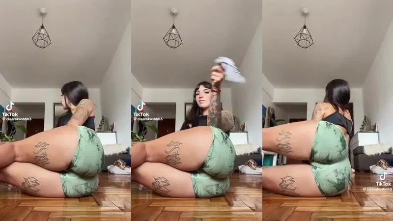 Clara Kush Tiktoker Tease Goes Commando in Amateur Porn Video