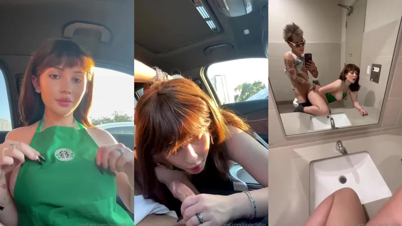 Tayler Hills Starbucks Barista Bangs Customer In Cafe Bathroom Video