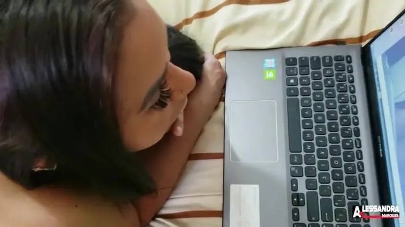 Alessandra Marques gets her tight pussy pounded hard in steamy video