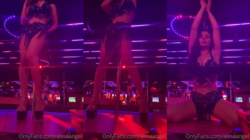 Alina Angel Teases in Slim Fit Clip