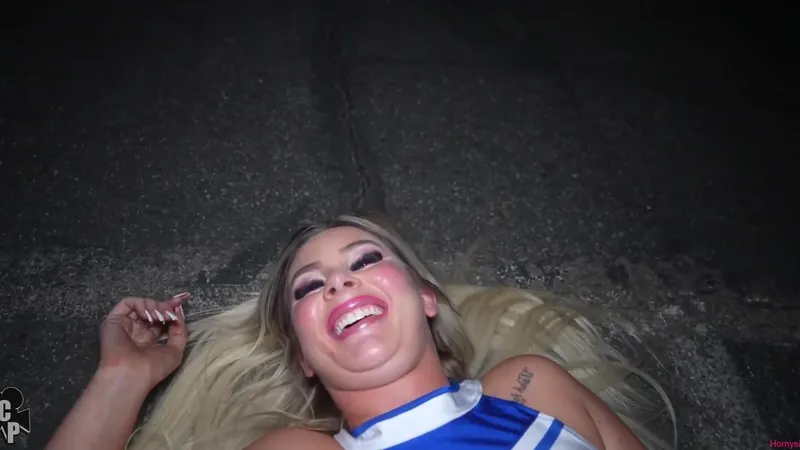 Trixi Brooks Stars in Halloween Teen Wolf Public Gangbang Video