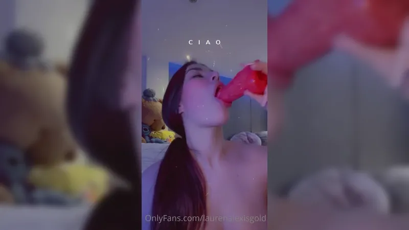 Lauren Alexis Dildo Deepthroat Blowjob