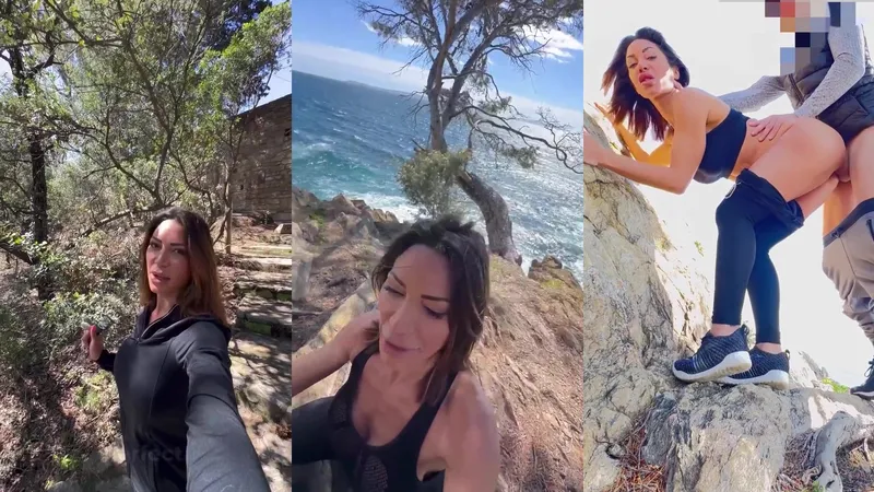Vittoria Divine Pounded Hard During Outdoor Adventure Video