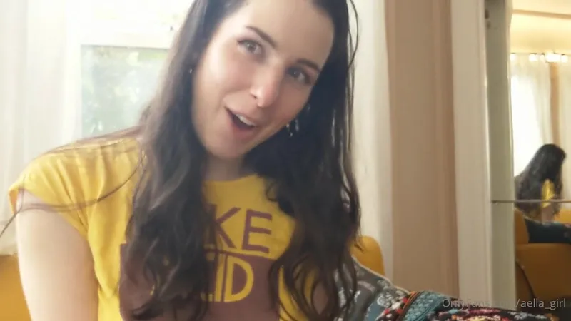 Aella Girl Teases Her Wet Pussy with Dildo till Orgasmic Bliss in Onlyfans Video