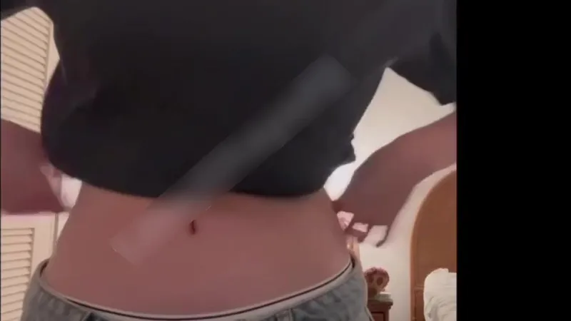 Lil Tay Teases Her Tits in Leaked Video