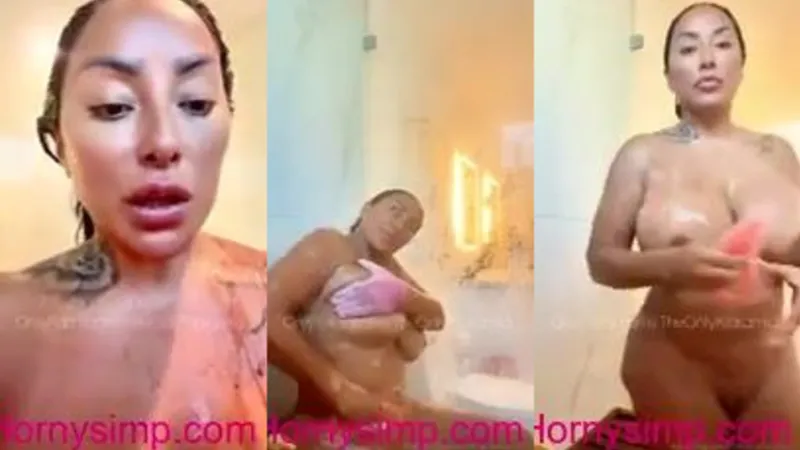 Kiara Mia Teases In Steamy Solo Shower JOI Video