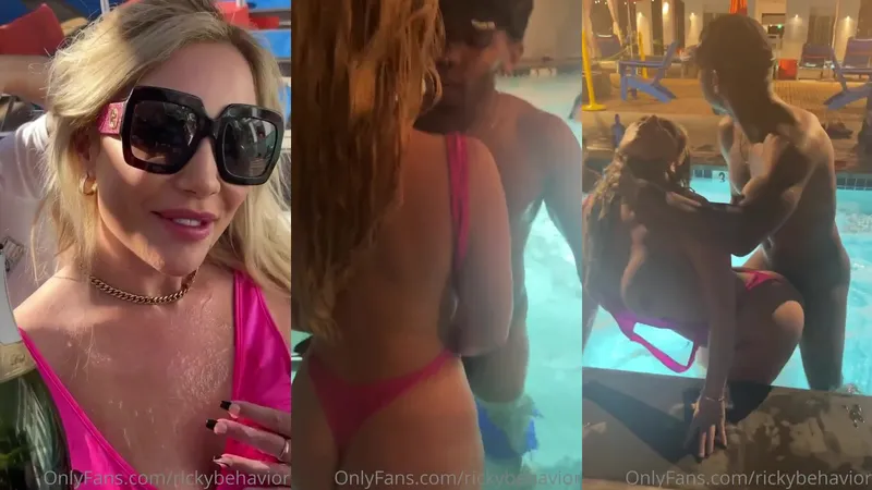 Savannah Bond Teases BBC In Steamy Poolside Fuck Video