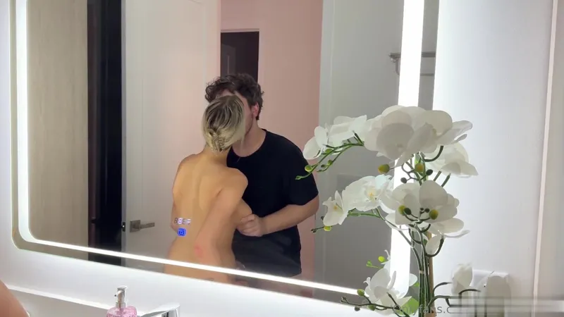 Cas Summer Teases in Steamy Bathroom Fuck Video