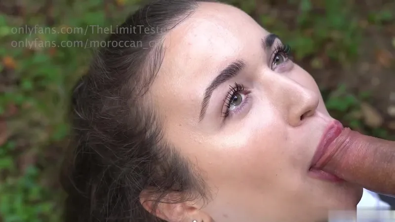 Moroccancutie Teases Outdoor Cock Sucking Video
