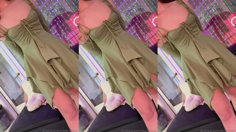 Danni Meow Teases Her Goodies in Leaked Video