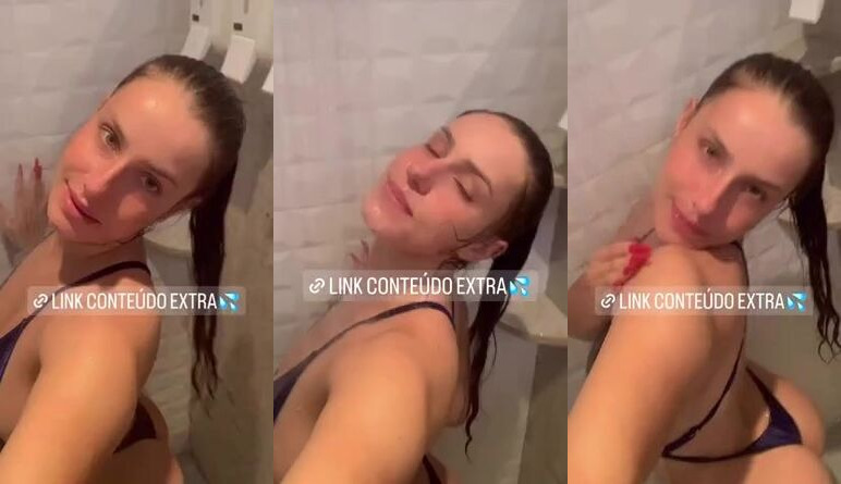 Lais Dias Drops Jaws In Naughty Shower Tease Video
