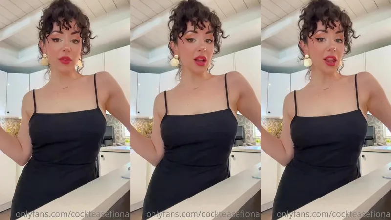 Fiona Teases Her Motivated Natural Tits in Leaked Nude Porn Video