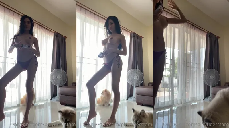 PetitePloyTigerStam Teases Her Tight Curves in Steamy Instagram Video