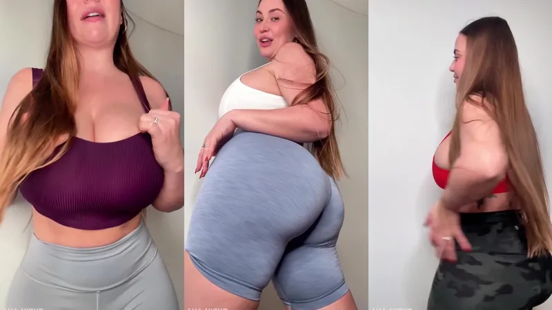 Ava Nicks Teases in Tight Gym Gear JOI Video