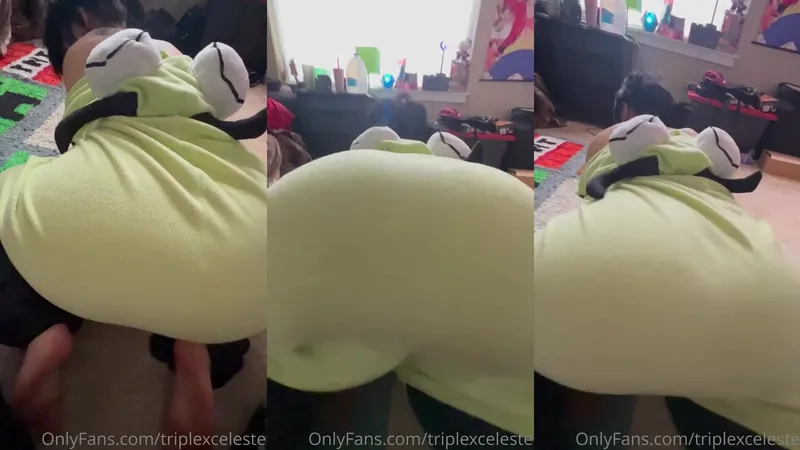 TripleXCeleste Video Teases Her Curvy Tits in Private Solo