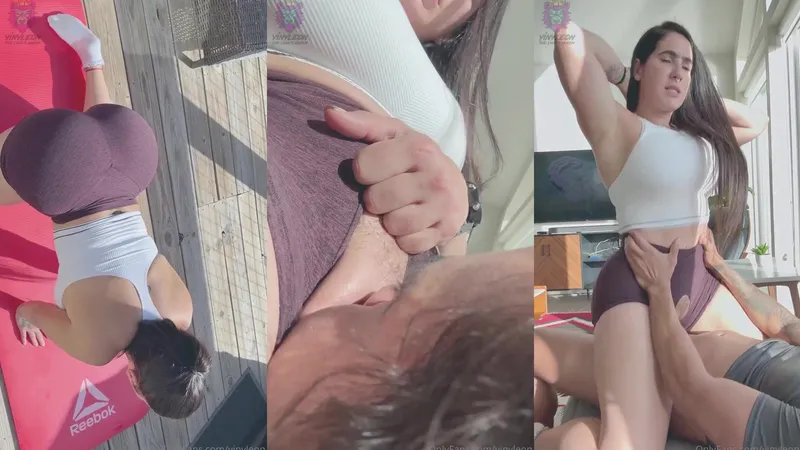 Yiny Leon Teases Her Tight Yoga Pants in this Hardcore Creampie Fuck Video
