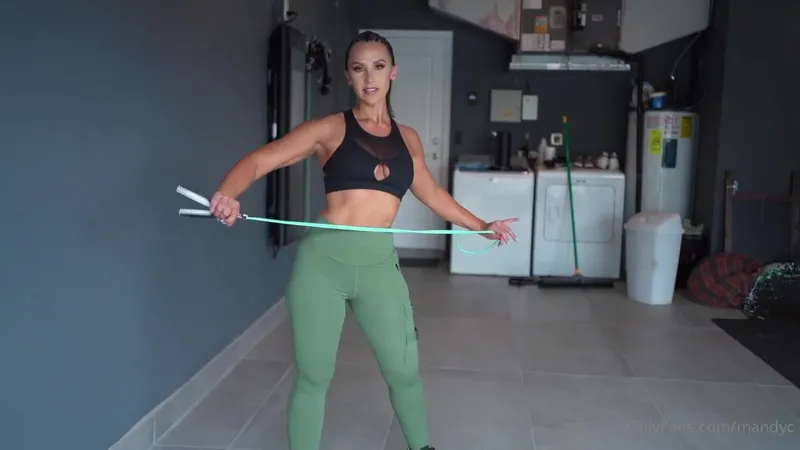 MandyCfit Teases in Naughty Nudes Video