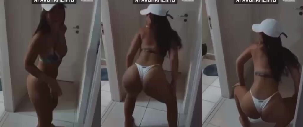 Mel Maia Teases in Panties Booty Shaking Action
