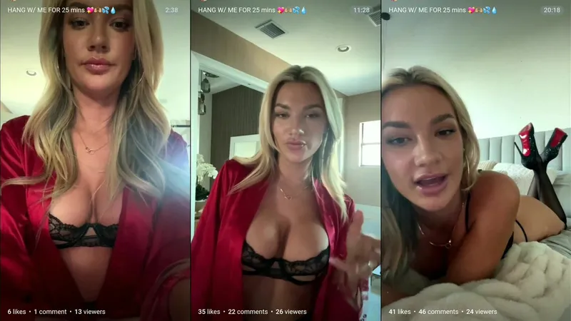 AshleyK Teases Her Giant Fake Tits in Leaked Hawaii Video