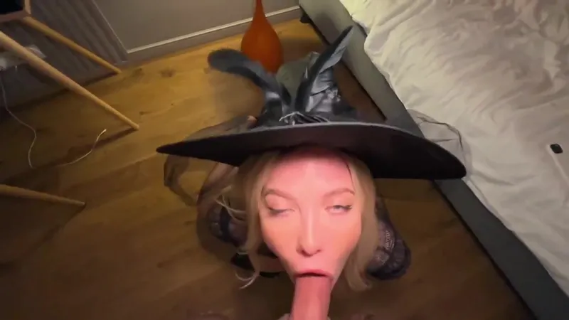 Anastangel Stars in Witchy Girl Sex Tape Video