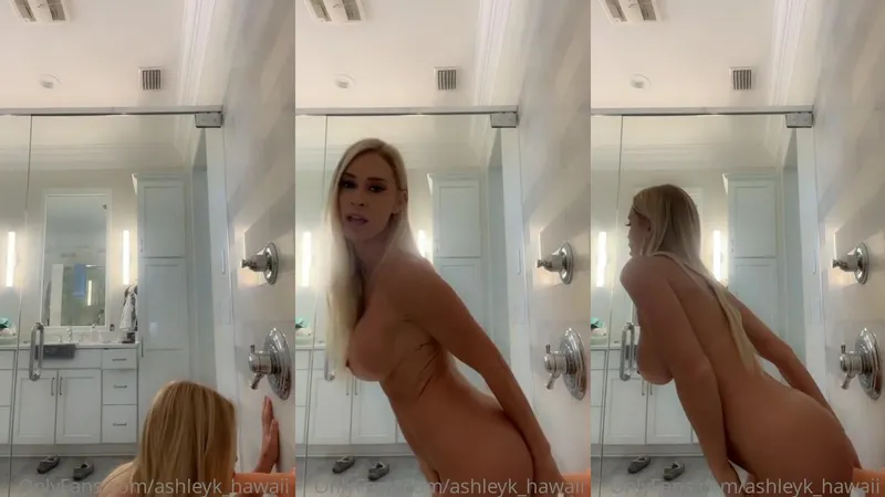 AshleyK Teases Her Tropical Hawaiian Curves In Leaked OnlyFans Video