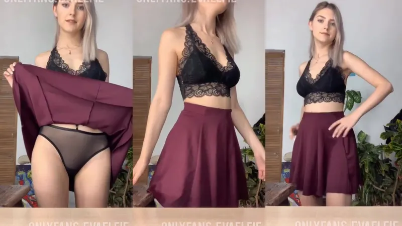 Eva Elfie Teases Her Perky Tits in Hardcore XXX Porn Video