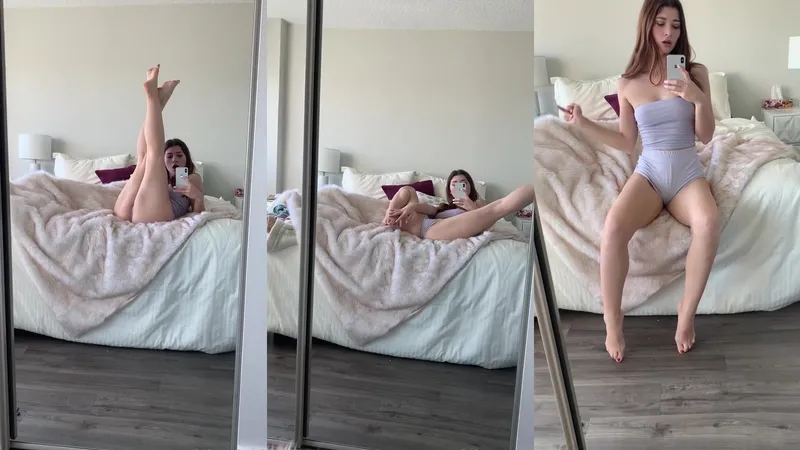 Eva de Vil Teases Her Shy Titties in Exposed Clip