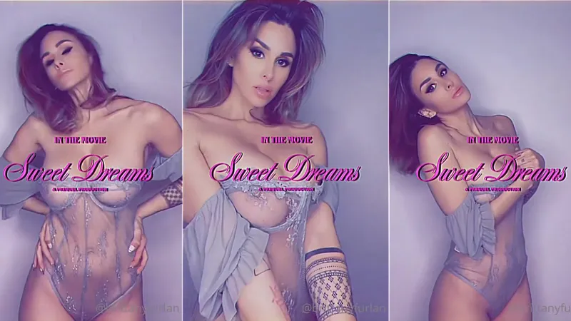 Exclusive Brittany Furlan Teases in Sheer Teddy Lingerie in Leaked Onlyfans Video