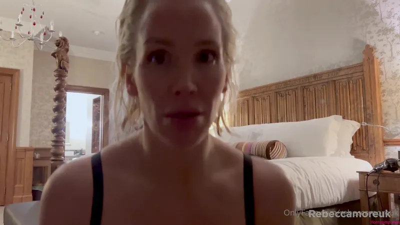 Rebecca More Takes a Sloppy Facial from BBC Stepson's Hard Cock in Amateur Video