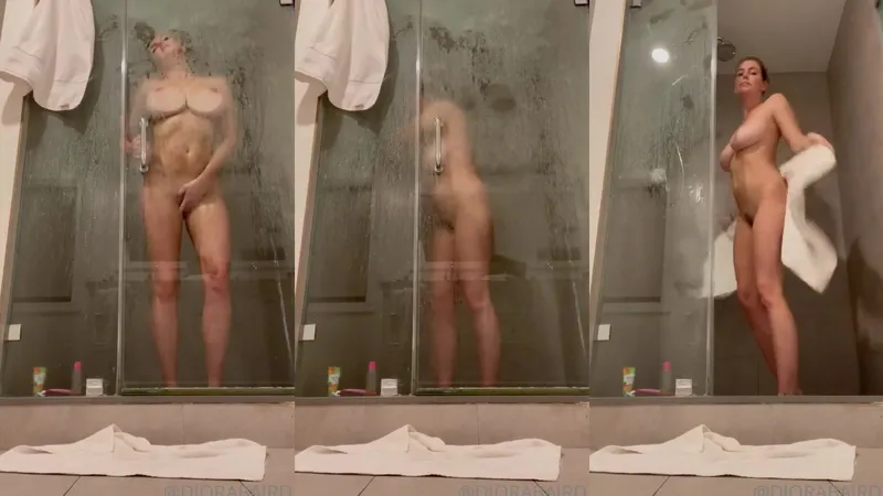 Diora Baird Teases Her Asshole In Leaked OnlyFans Shower Video