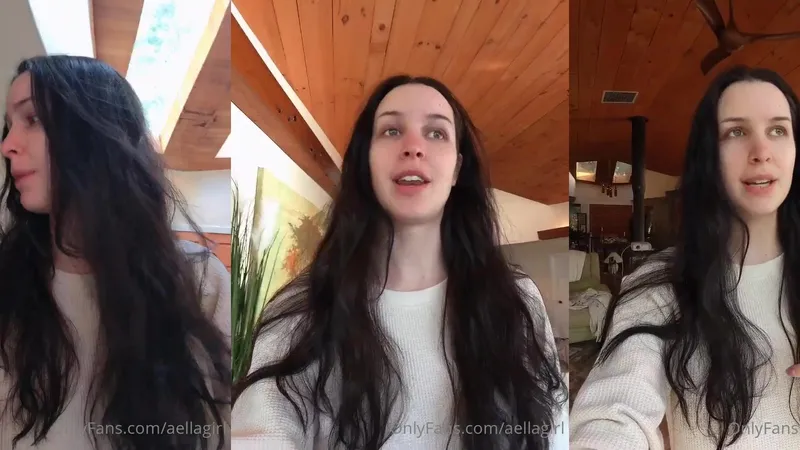 Aella Alexandra Teases Her Authentic Small Perky Tits in Leaked Video