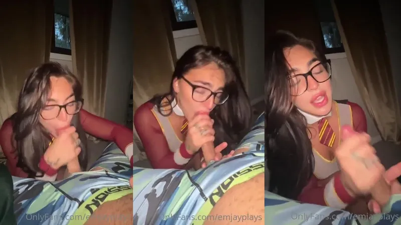 Emily Rinaudo POV Facial Cumshot Video Leaked from OnlyFans